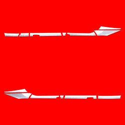 EVO 6 TOMMI MAKINEN 左右兩側箭頭型裝飾貼