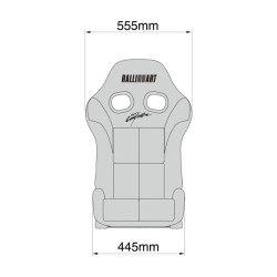 RALLIART SPORTS RECLINING BUCKET SEAT, CARBON