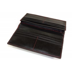 ARCH CARBON STYLE LEATHER LONG WALLET