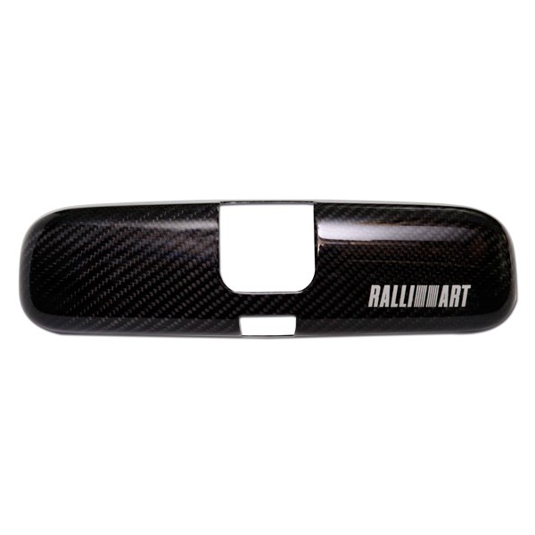 RALLIART DRY CARBON REAR VIEW ROOM MIRROR COVER