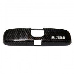 RALLIART DRY CARBON REAR VIEW ROOM MIRROR COVER